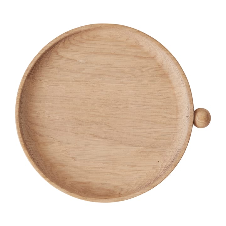 Inka wooden tray round Ø20 cm, Nature OYOY