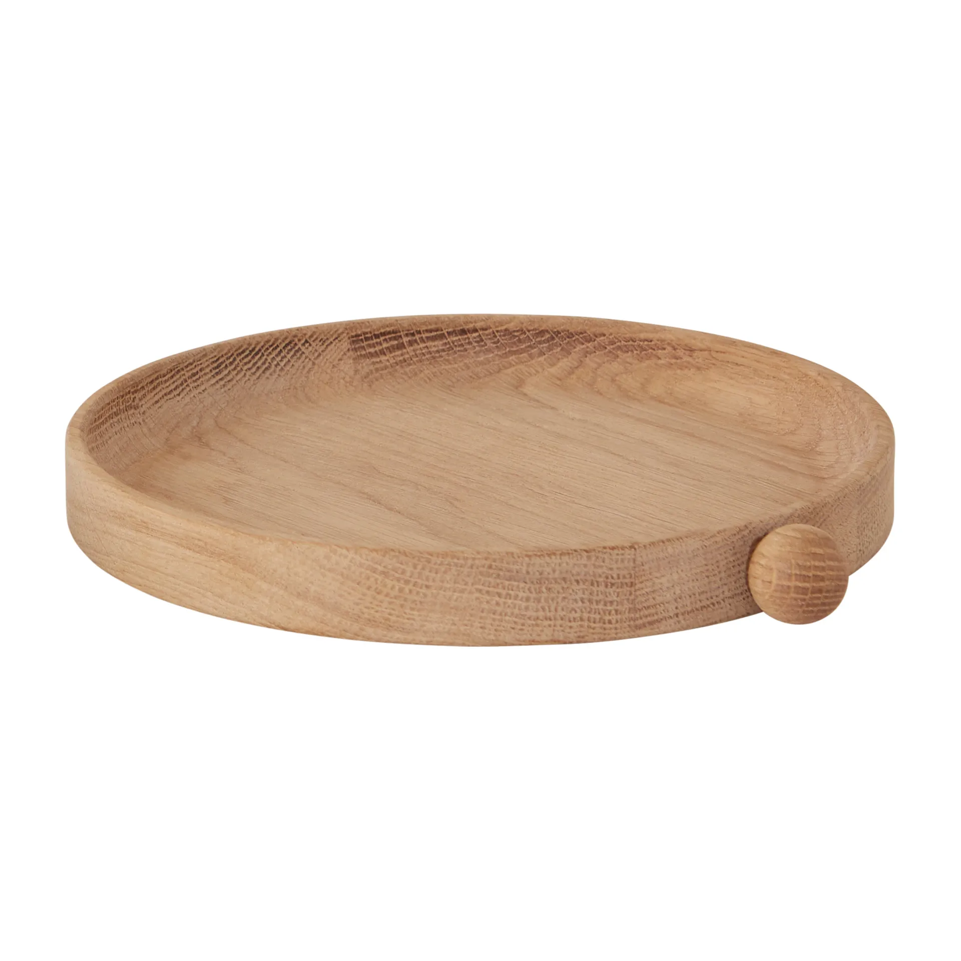 Inka wooden tray round Ø20 cm, Nature OYOY