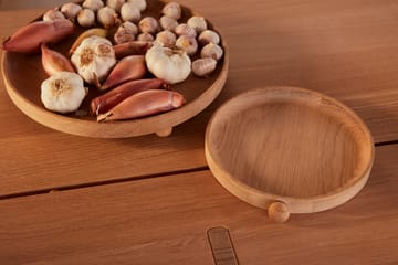 Inka wooden tray round Ø20 cm - Nature - OYOY