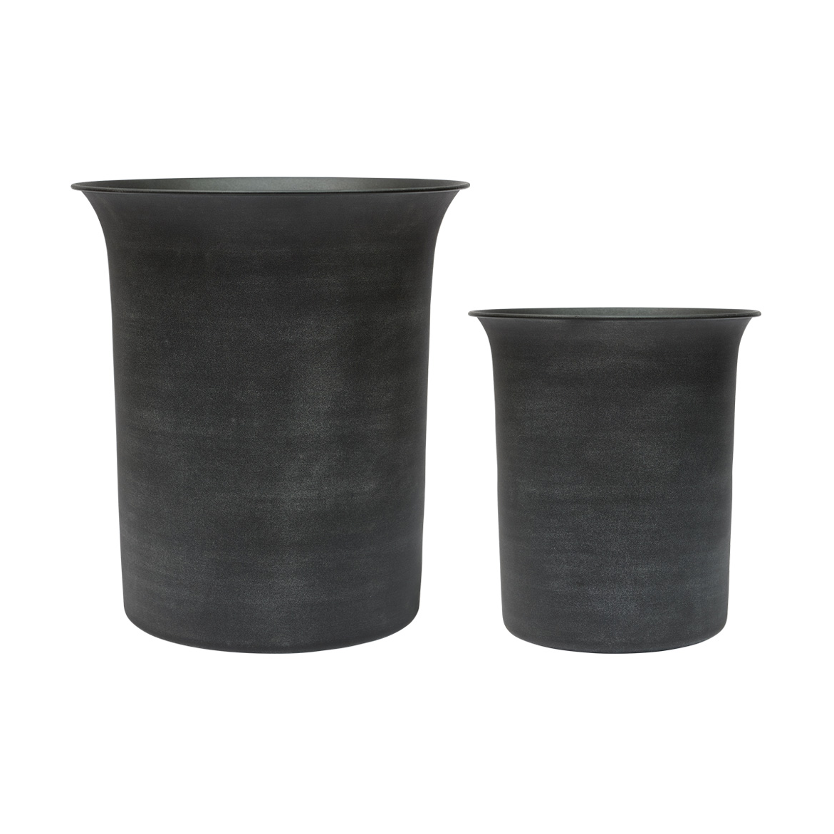 OYOY Iri metal pot 2 pieces Stone | Scandinavian Design | Cooking pots & Casserole dishes | Black