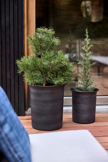Iri metal pot 2 pieces - Stone - OYOY