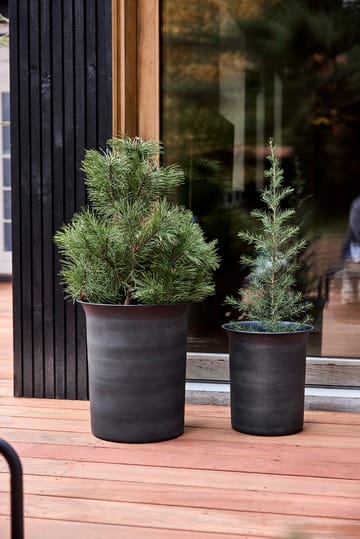 Iri metal pot 2 pieces - Stone - OYOY