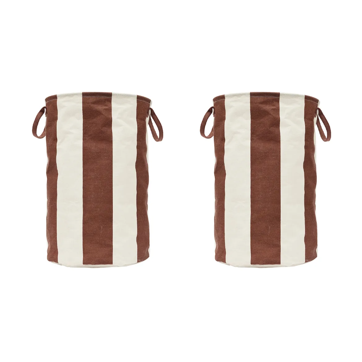 Kara storage basket large Ø38x54 cm, Nutmeg OYOY