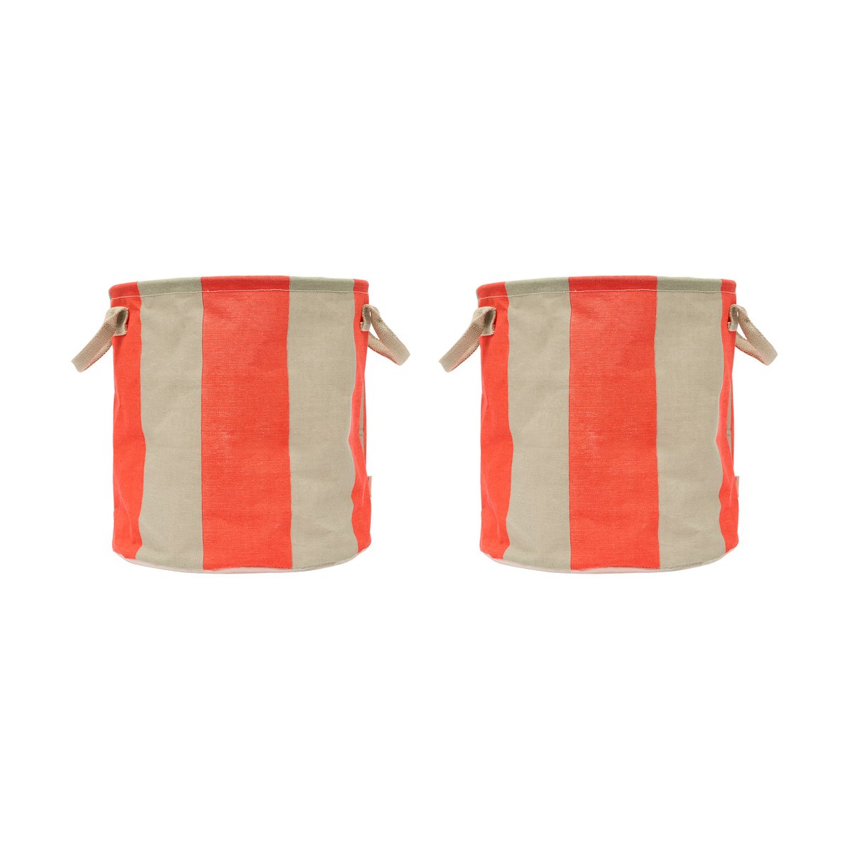 OYOY Kara storage basket medium 32xØ32 cm 2-pack Cherry Red