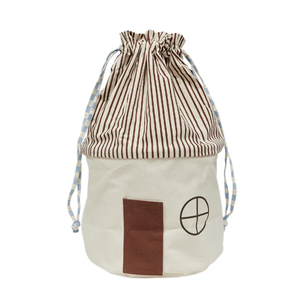 OYOY Koya storage basket large Nutmeg | Scandinavian Design | Storage baskets | Grey