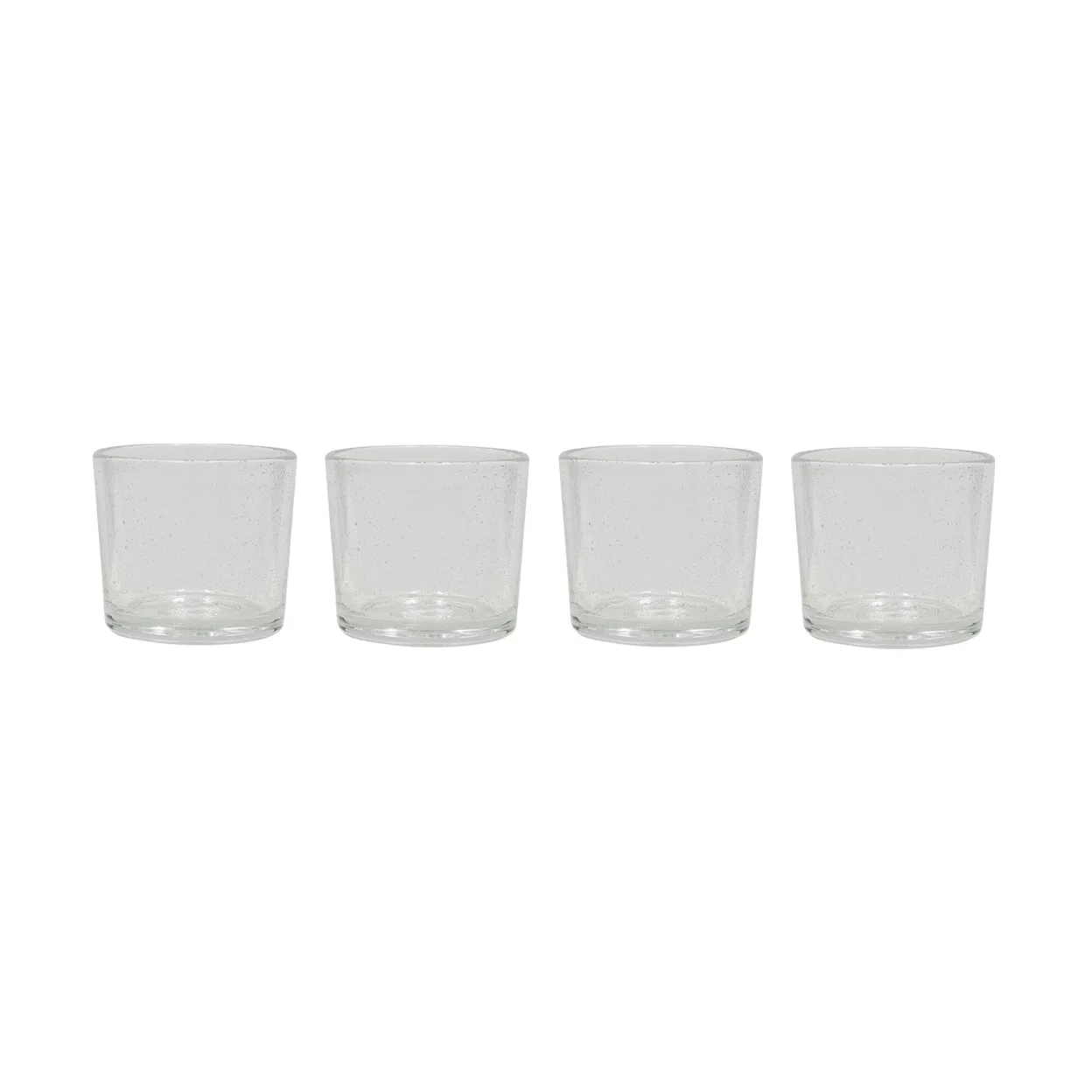 OYOY Kuki drinking glasses 4-pack Clear | Scandinavian Design | Drinking glasses & tumblers | Transparent