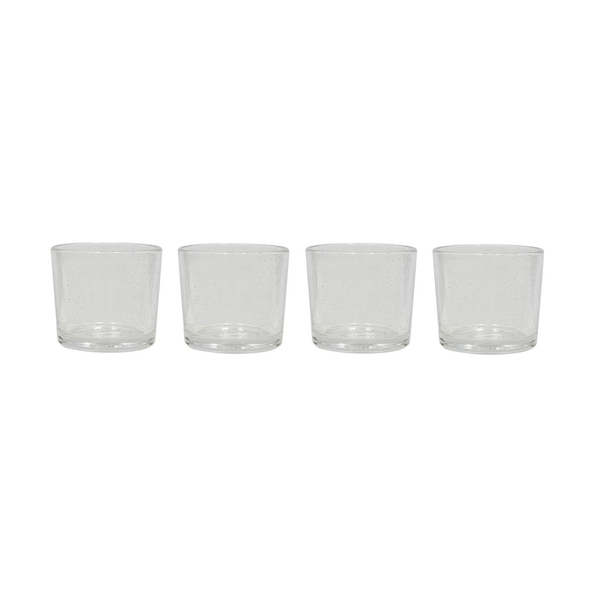 OYOY Kuki drinking glasses 4-pack Clear | Scandinavian Design | Drinking glasses & tumblers | Transparent
