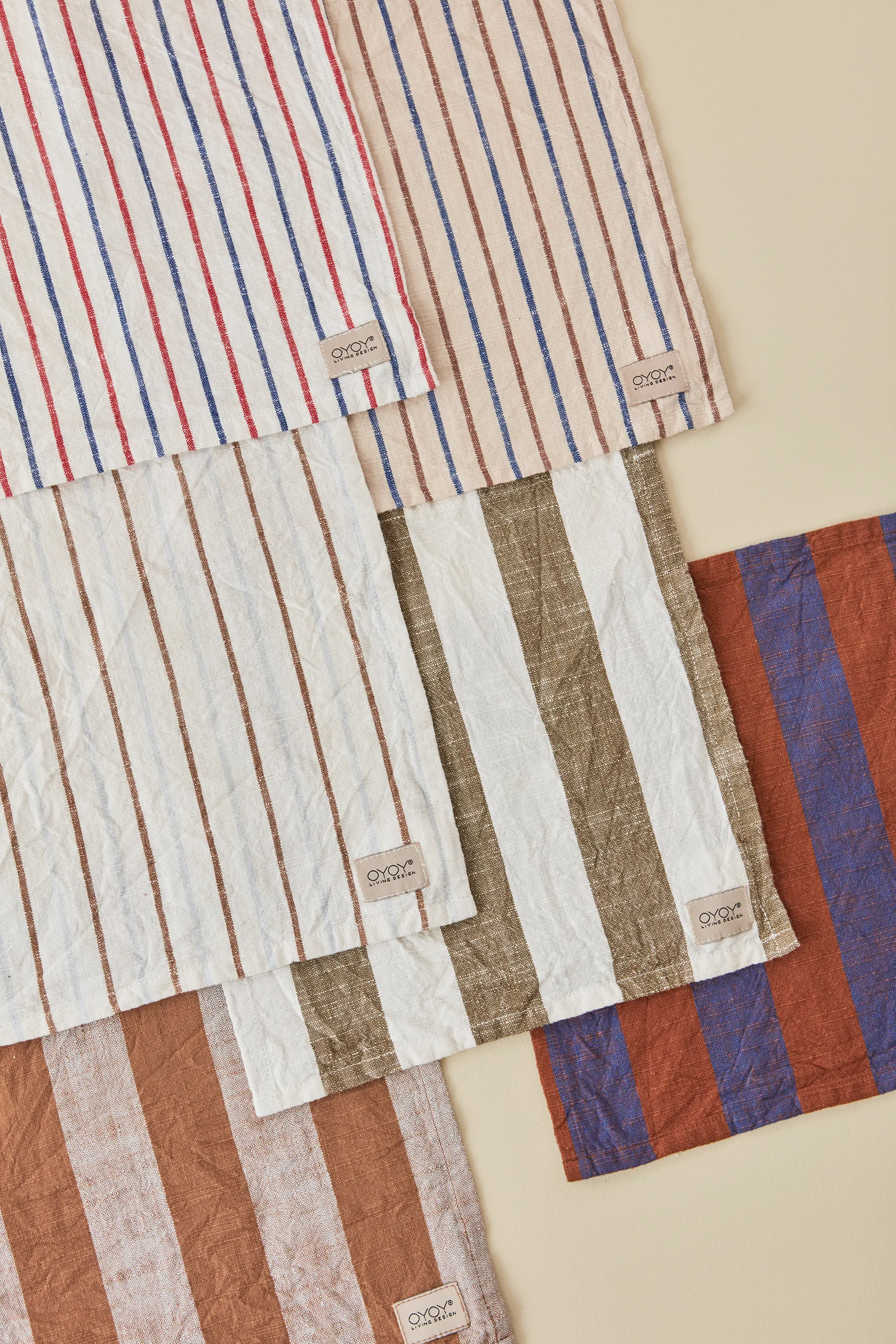 Kurin dishcloth 28x28 cm, Olive-off white OYOY