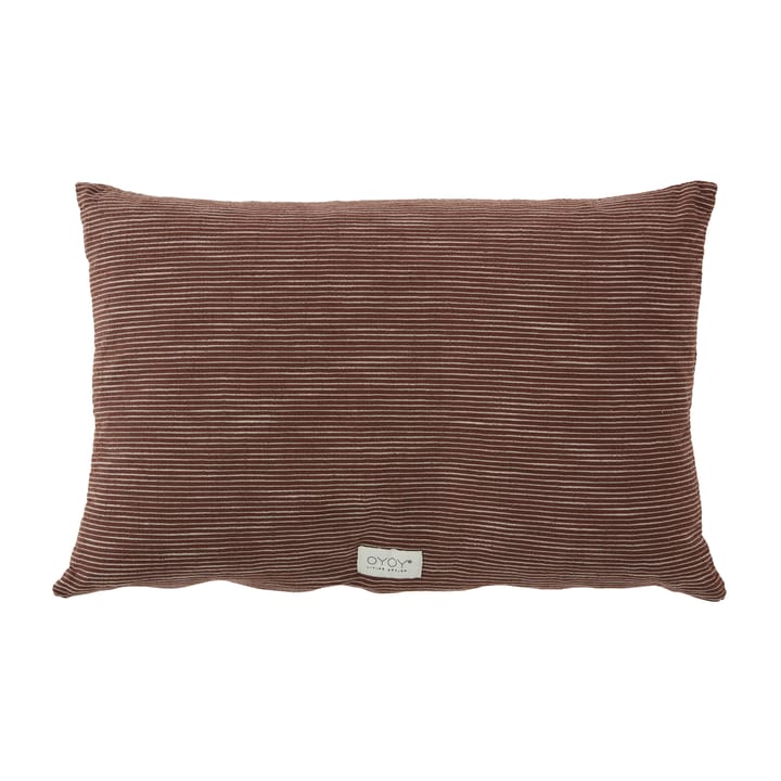 Kyoto cushion 40x60 cm - chocolate - OYOY