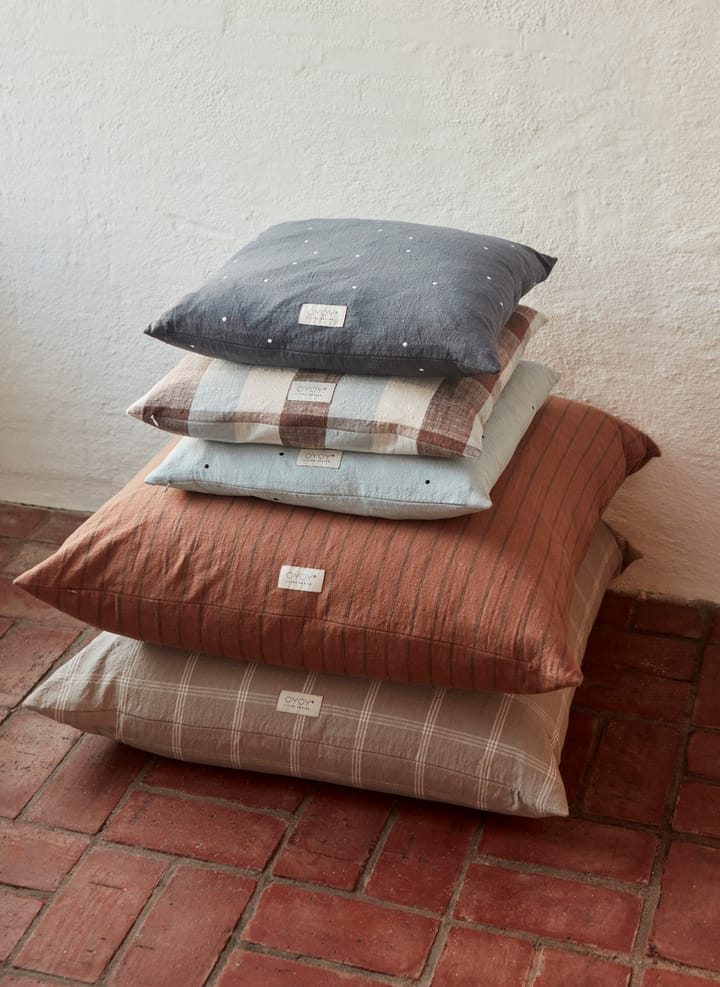 Kyoto Dot cushion 50x50 cm, Anthracite OYOY