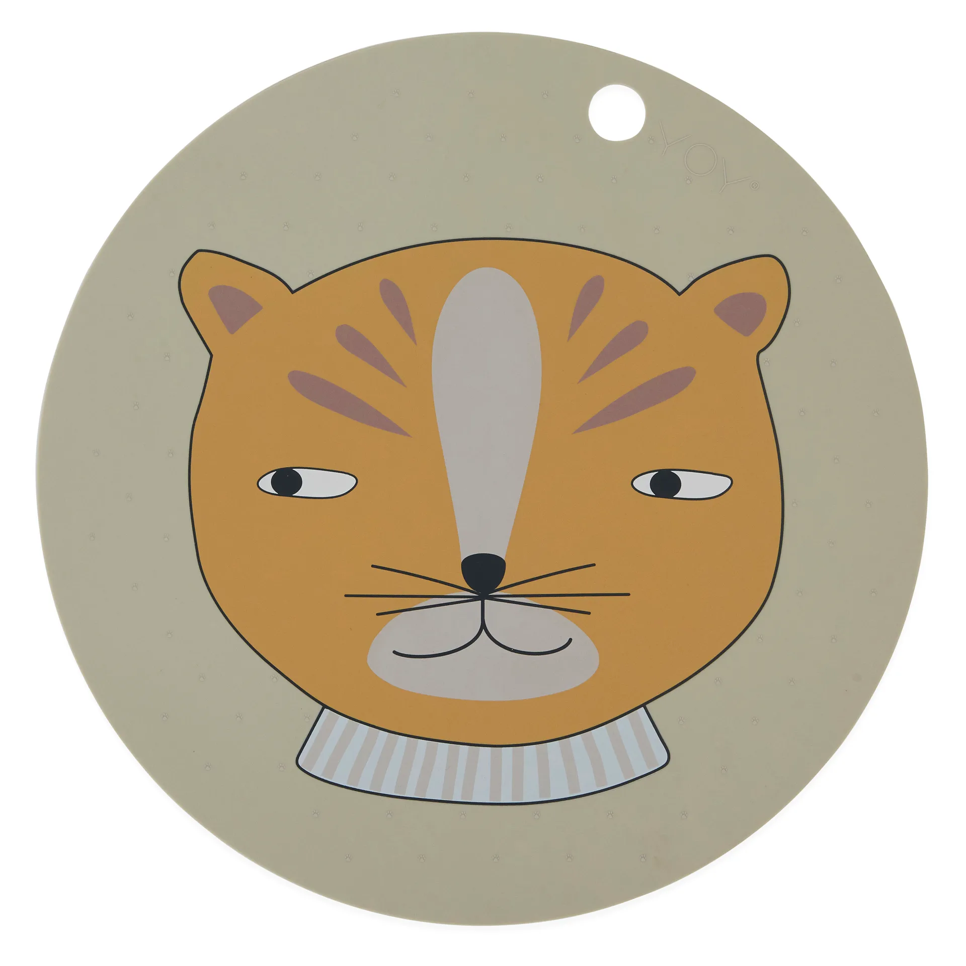 Leopard placemat, Clay OYOY