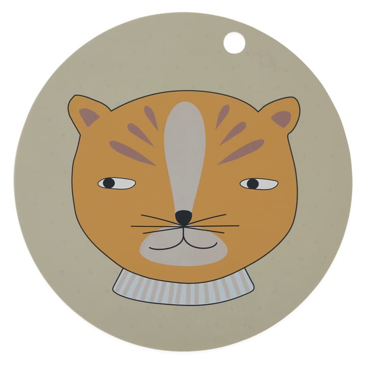 Leopard placemat, Clay OYOY