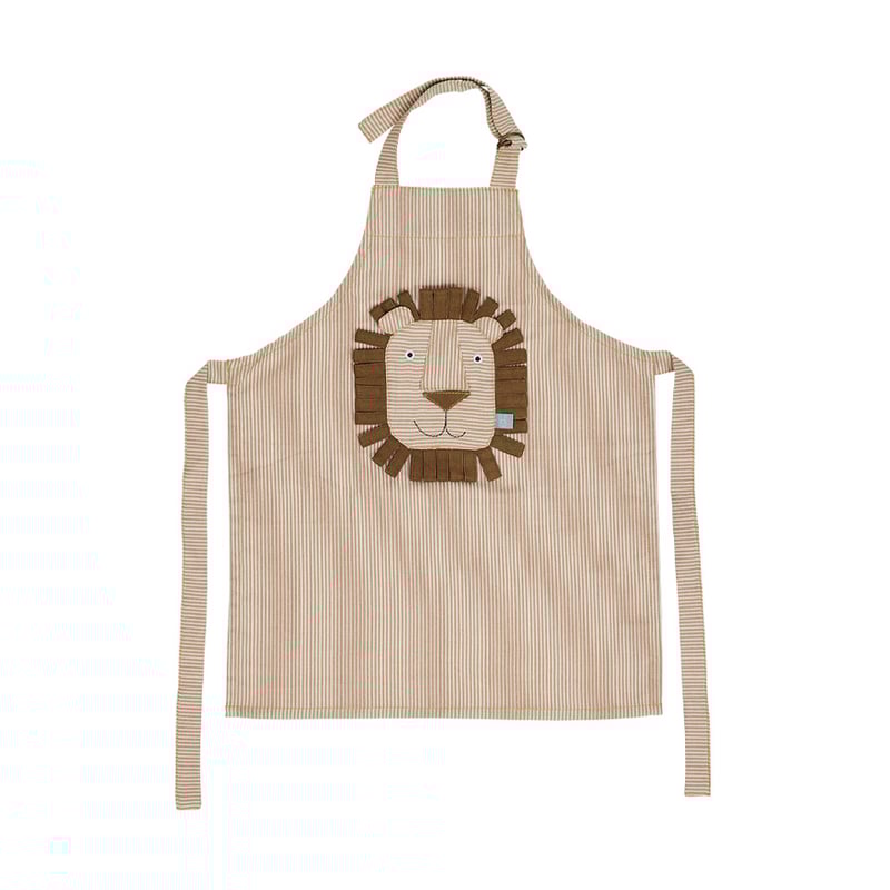 OYOY Lion apron 44x56 cm Caramel
