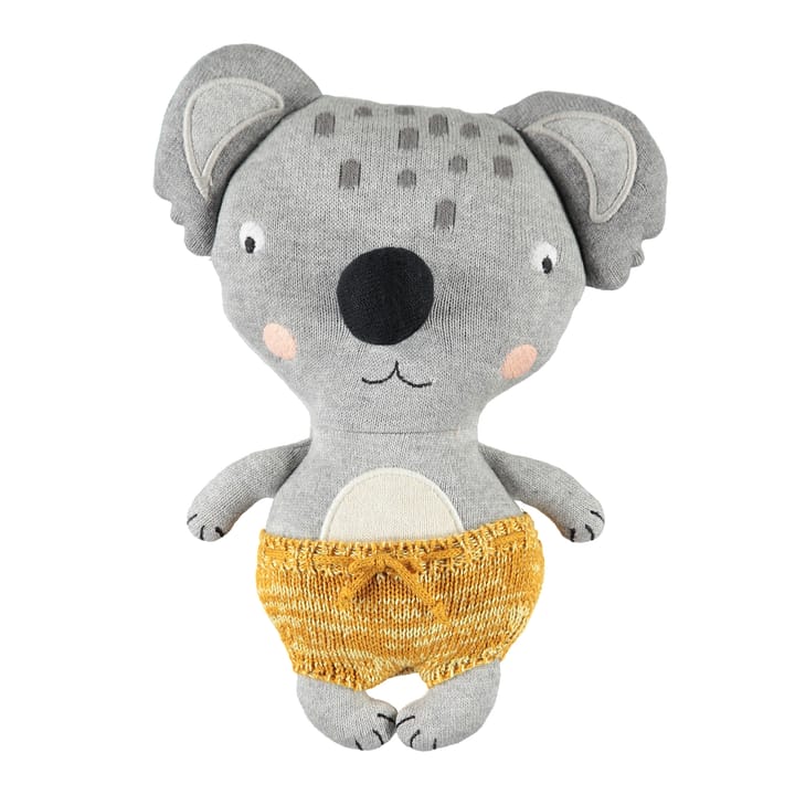 Little Anton Koala cuddly toy - Grey-yellow - OYOY