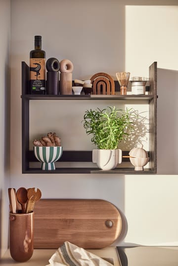 Lojo shelf 18x60 cm - Dark - OYOY
