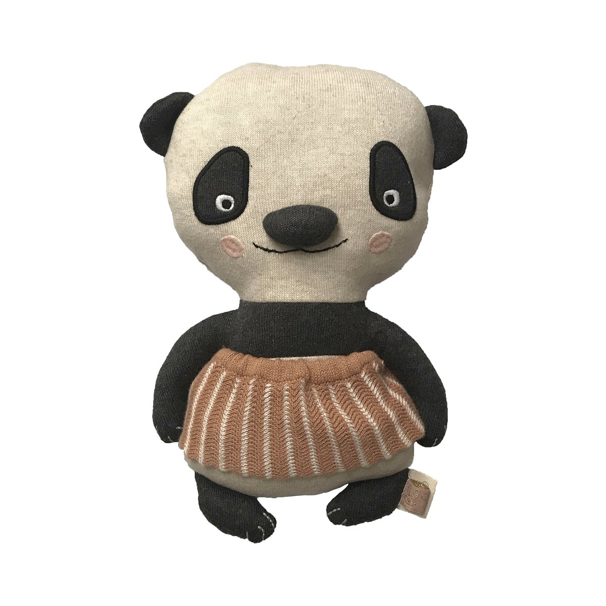 OYOY Lun Lun panda cuddly toy multi | Scandinavian Design | Children's room accessories | Red