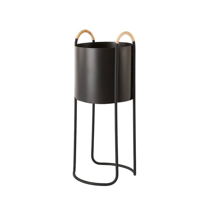OYOY Maki flower box tall 55 cm Black | Scandinavian Design | Flower pots | Black
