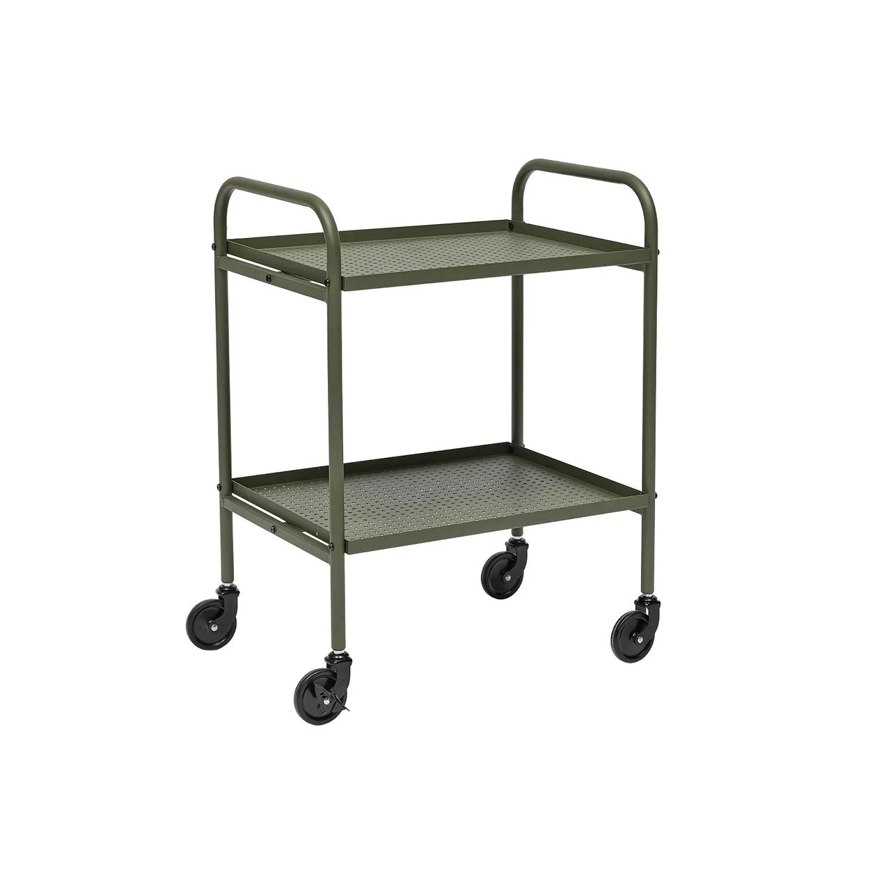 OYOY Maki trolley serving cart small Green | Scandinavian Design | Serving trolleys | Green