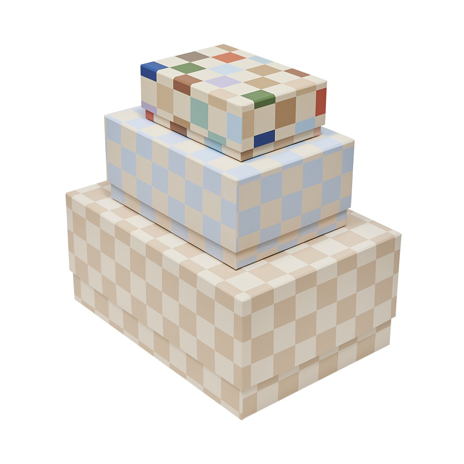 OYOY Mana storage boxes 3 pieces Multi | Scandinavian Design | Boxes & jars | Multi