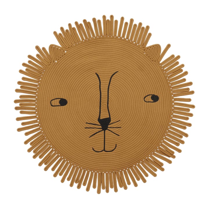 Mara Lion children's rug - Ø98 cm - OYOY