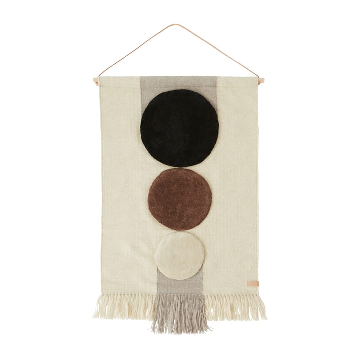 Maru wall decoration 60x103 cm - Brown-Off white - OYOY