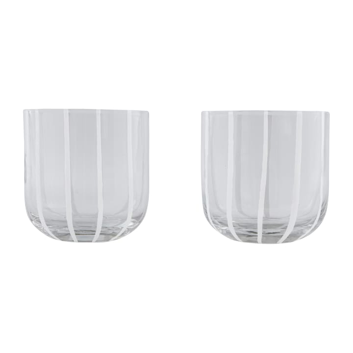 Mizu drinking glass 2-pack - Clear - OYOY