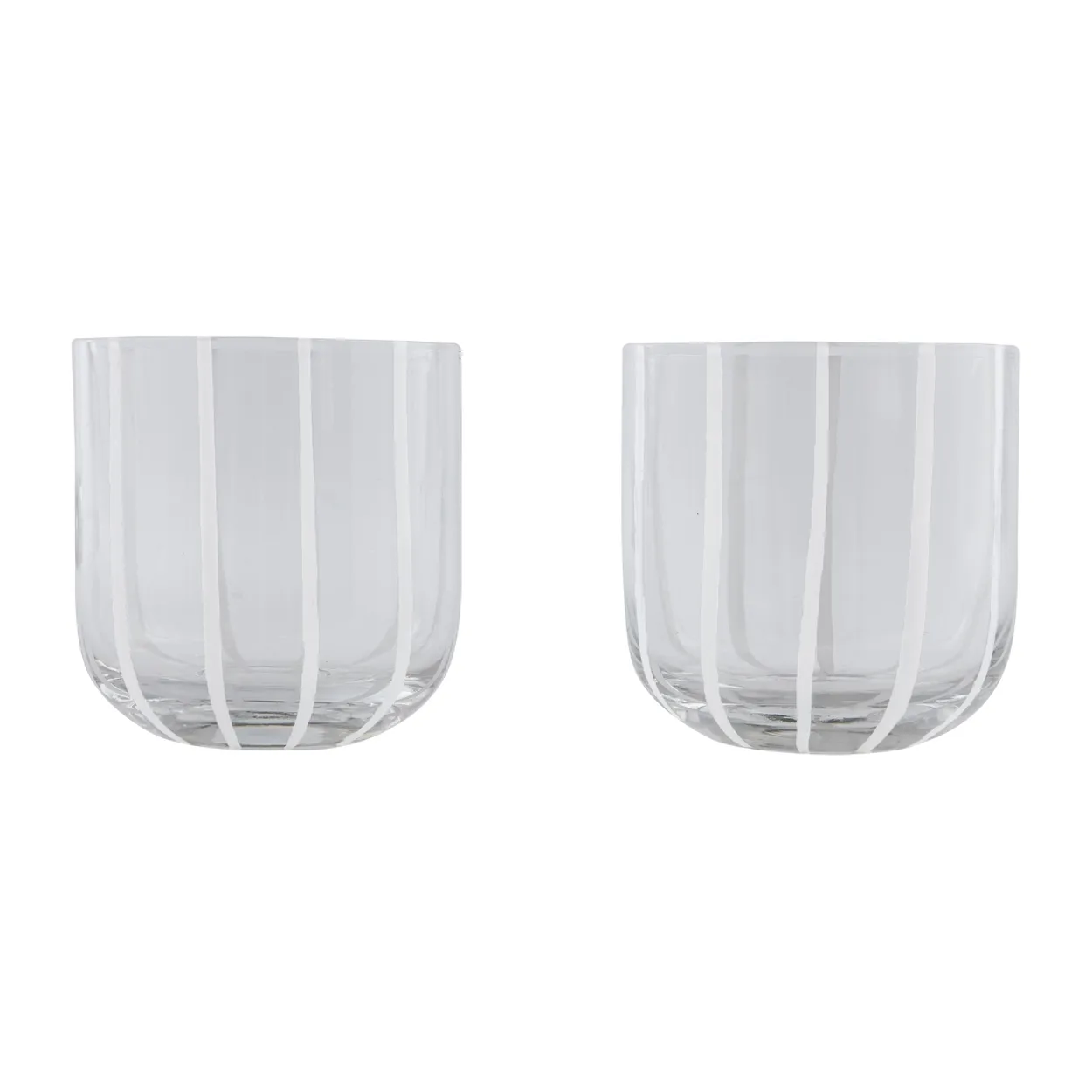OYOY Mizu drinking glass 2-pack Clear | Scandinavian Design | Drinking glasses & tumblers | Transparent