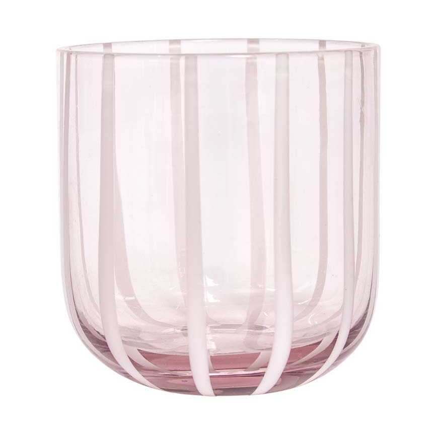 OYOY Mizu drinking glass 2-pack Rose | Scandinavian Design | Drinking glasses & tumblers | Pink