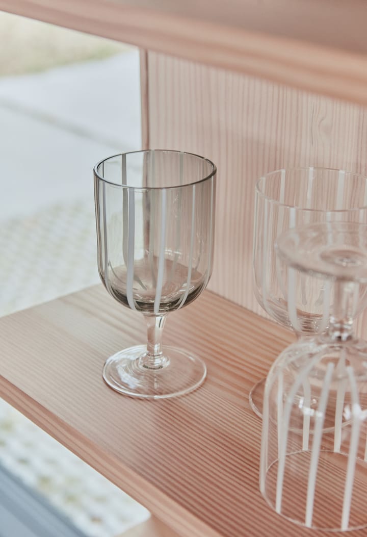 Mizu wine glass 2-pack - Clear - OYOY