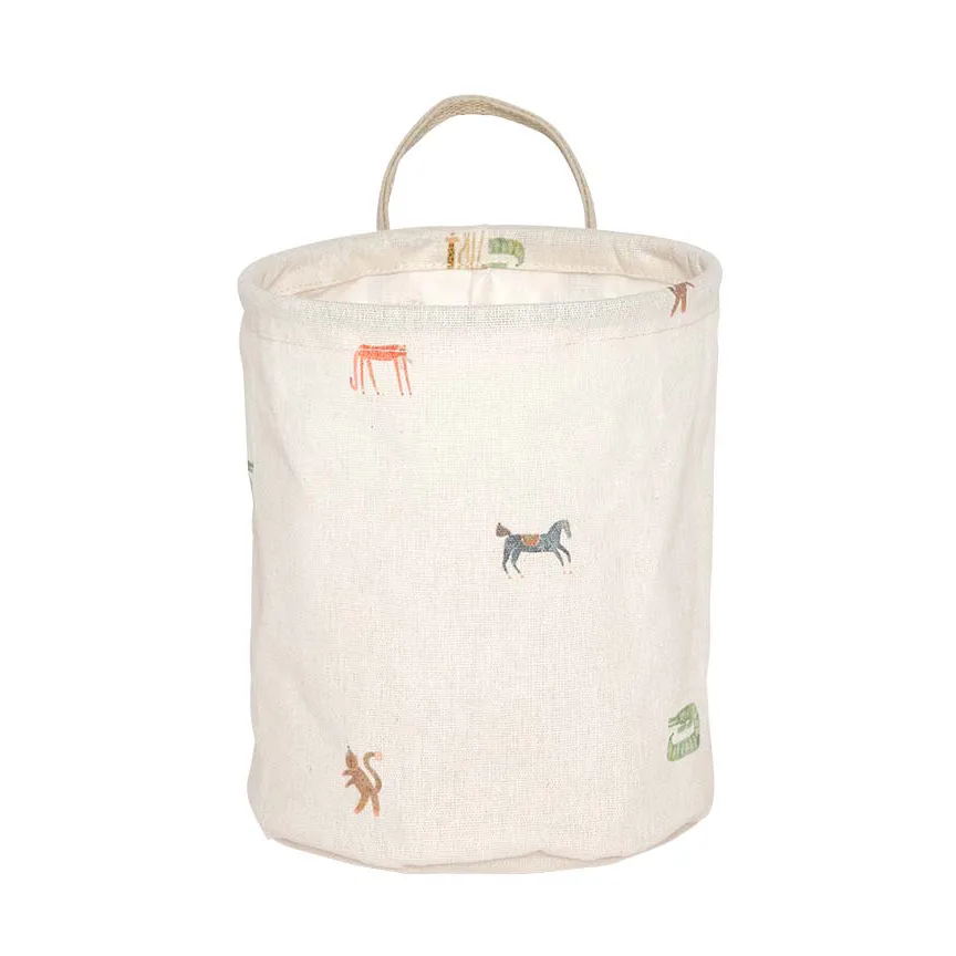 OYOY Moira laundry basket small 22 cm Multi | Scandinavian Design | Laundry baskets | Multi
