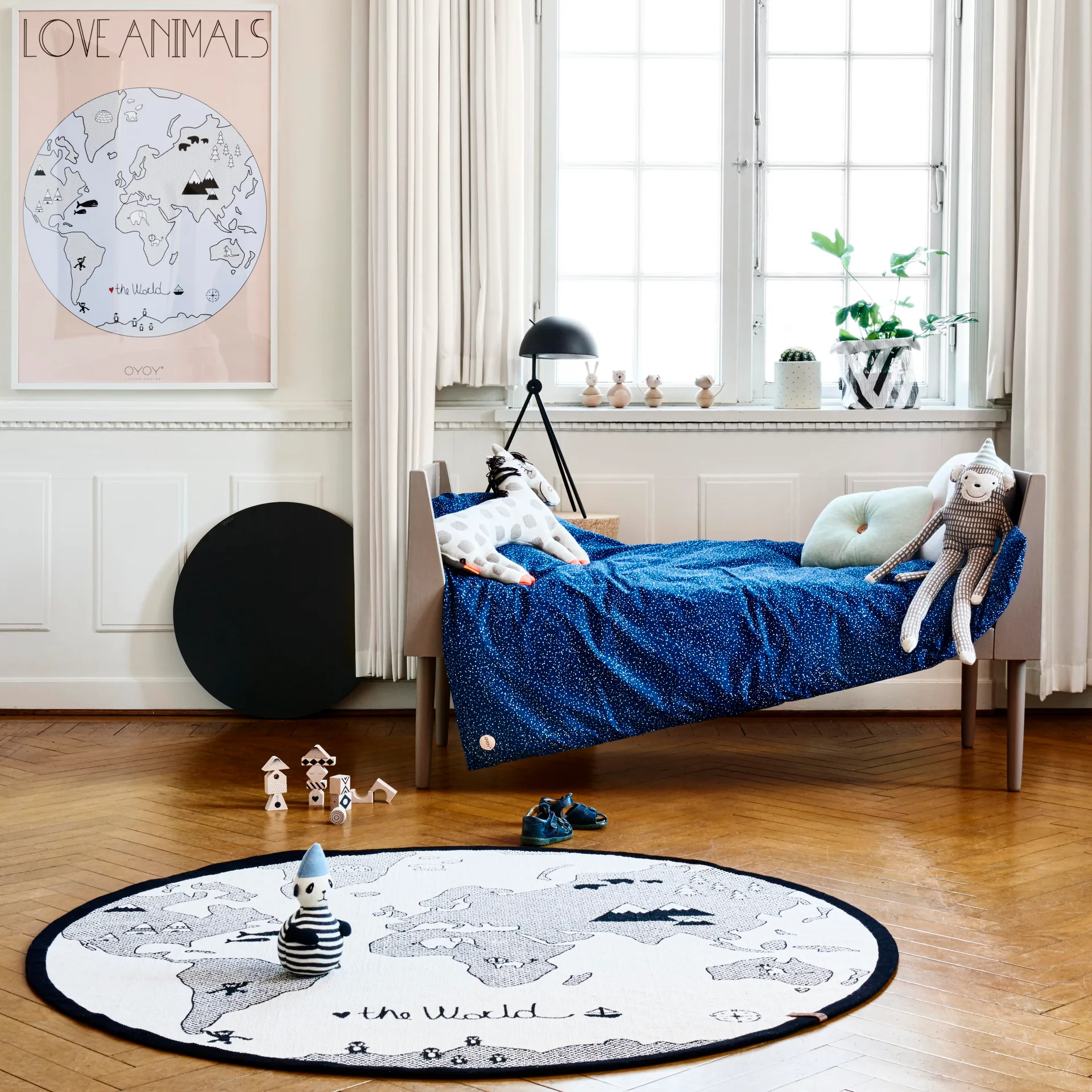 Mr. Nelsson stuffed animal, brown-beige OYOY