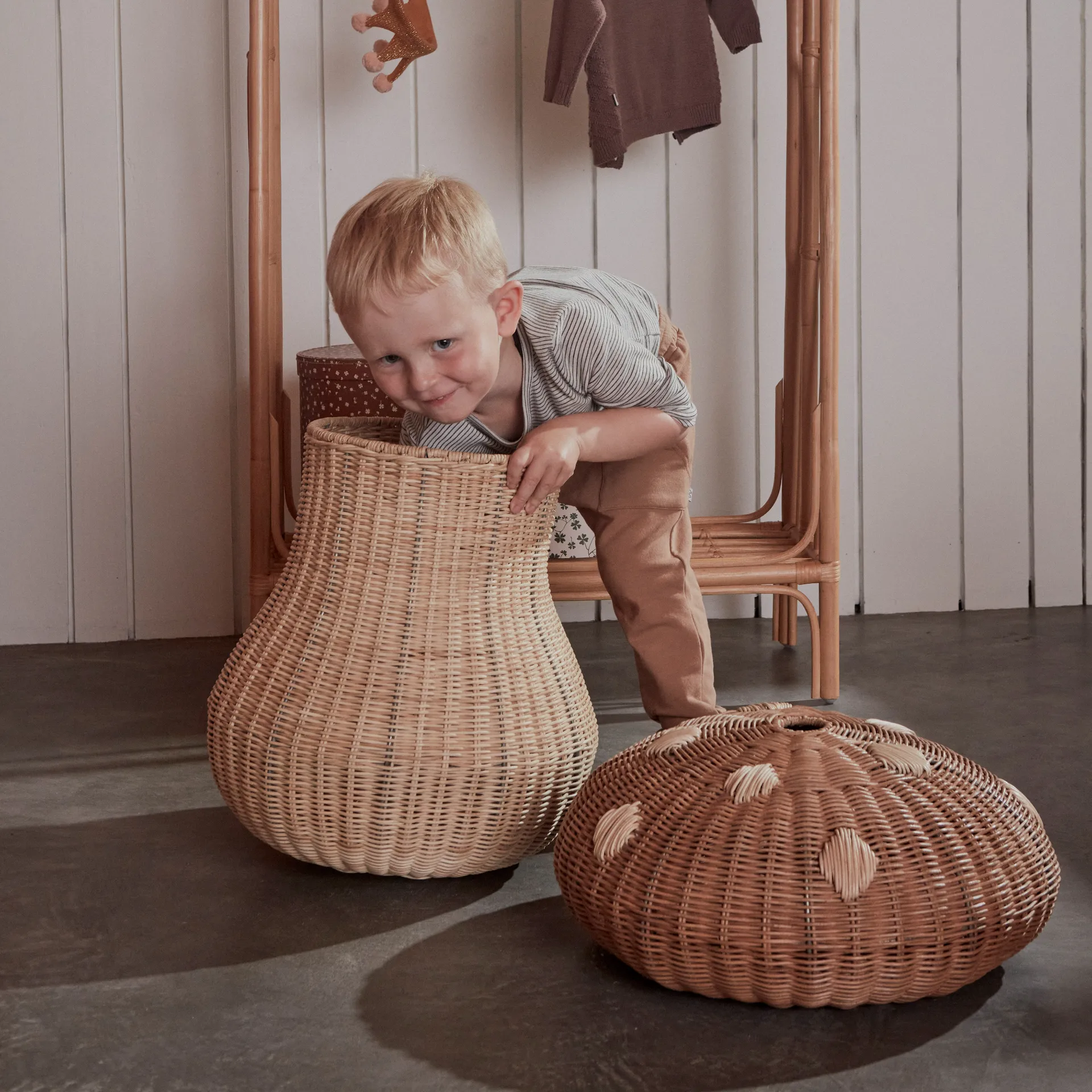 Mushroom basket, Nature OYOY