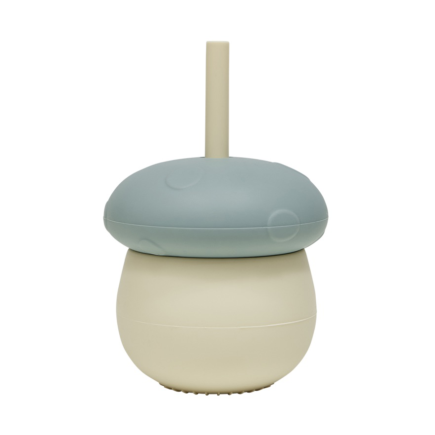 OYOY Mushroom cup Off-white blue | Scandinavian Design | Coffee cups | White
