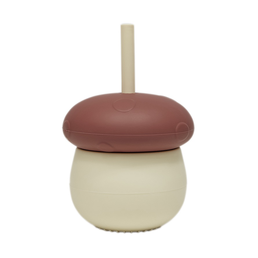 OYOY Mushroom cup Offwhite-red | Scandinavian Design | Coffee cups | White