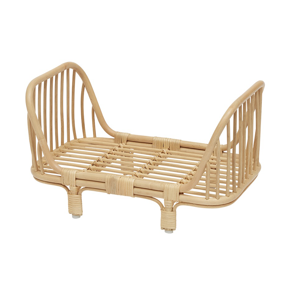 OYOY Nana mini doll bed Nature | Scandinavian Design | Children's room accessories | Beige