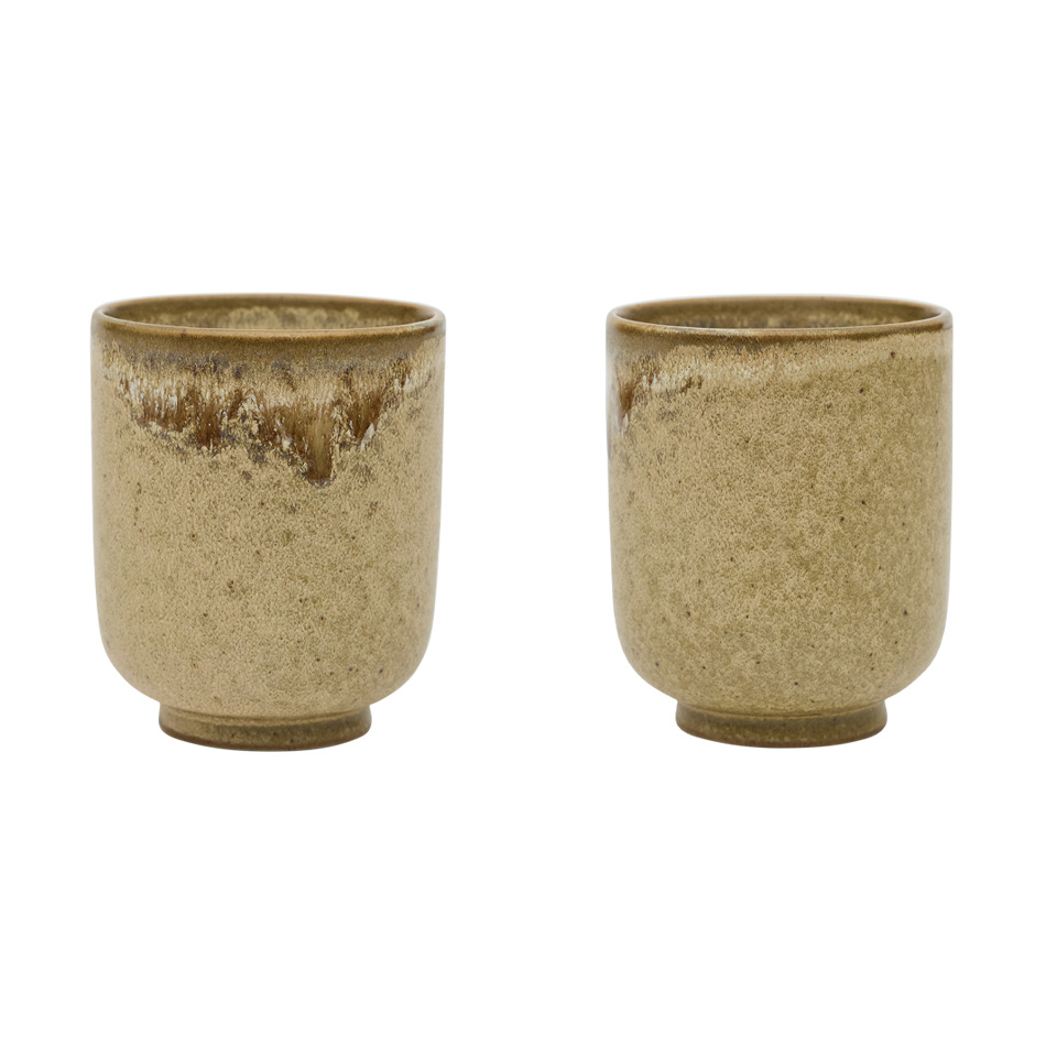 OYOY Nori cup 2-pack Latte | Scandinavian Design | Coffee cups | Beige