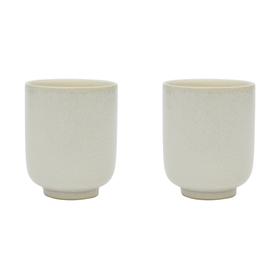 OYOY Nori cup 2-pack Mellow | Scandinavian Design | Coffee cups | White