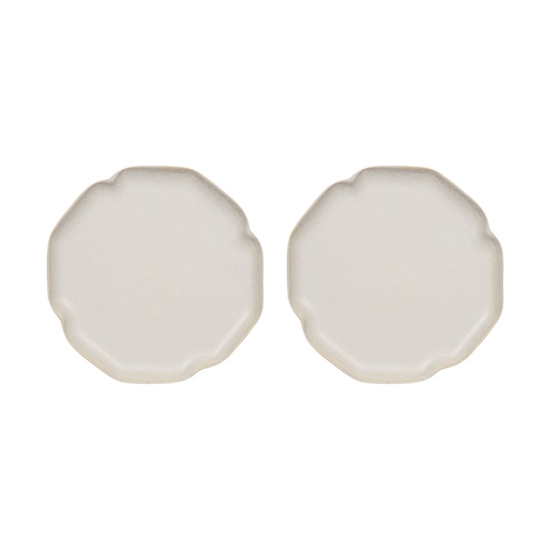 OYOY Nori dessert plate 13x15 cm 2-pack Mellow