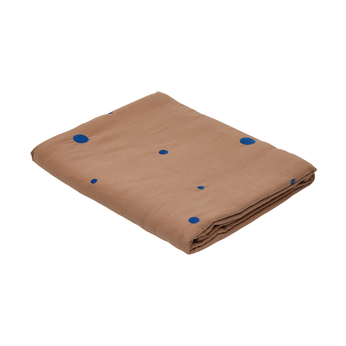 OYOY Nori tablecloth 140x260 cm Terracotta-optic blue