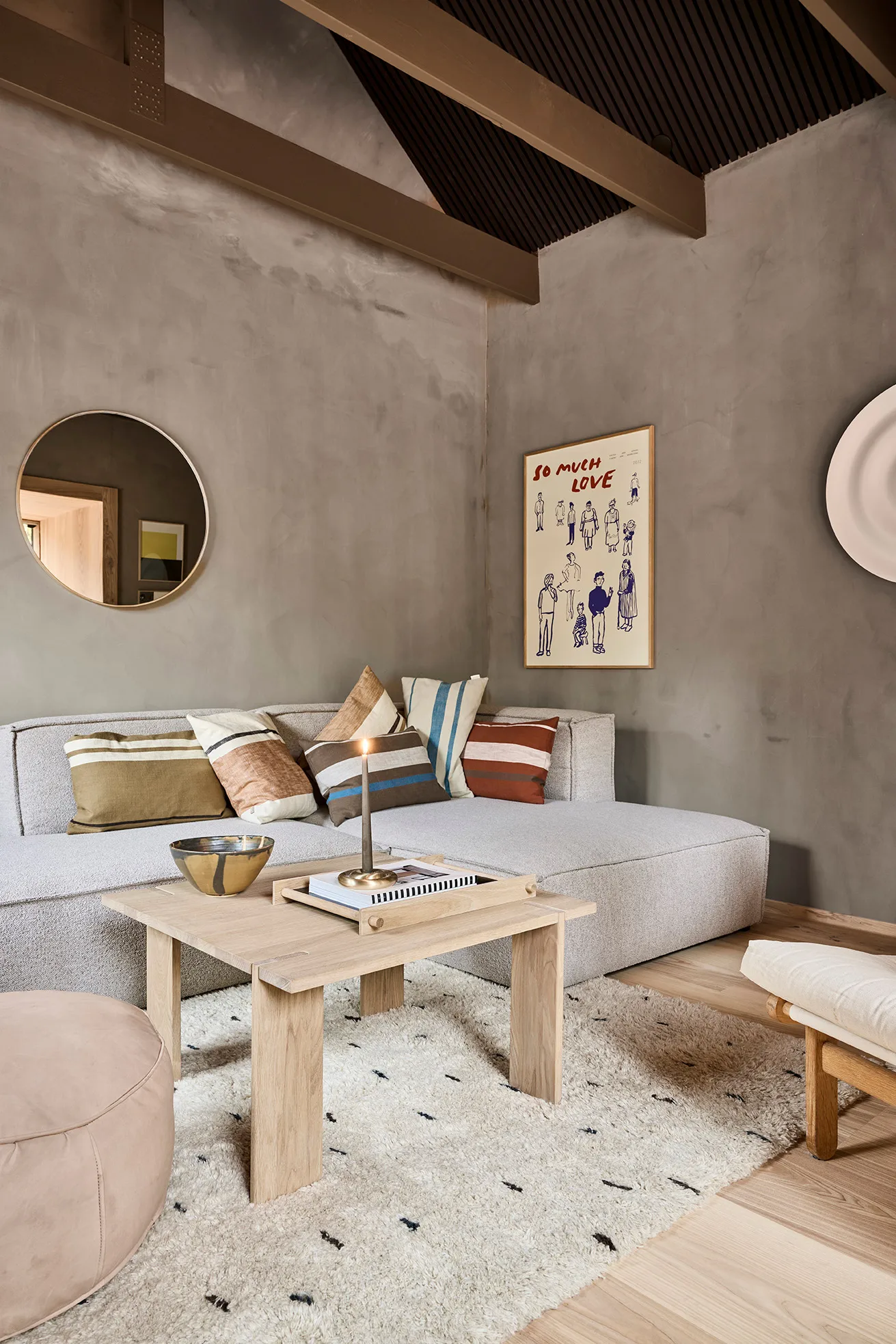 OY Square coffee table 40x75x75 cm, Nature OYOY