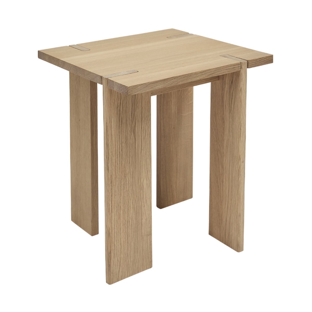 OYOY OY Square side table high 45x40x40 cm Nature | Scandinavian Design | Side tables | Beige