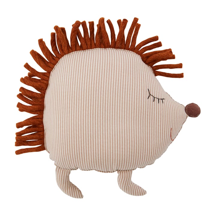 OYOY denim animal cushion - Hope Hedgehog. beige - OYOY