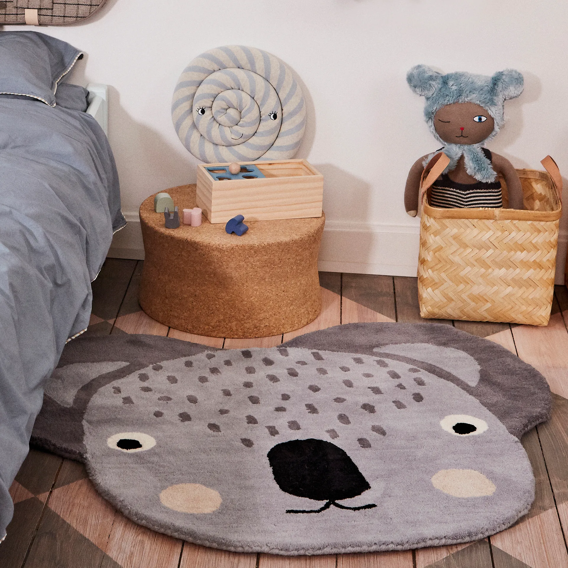 OYOY Mini animal rug, Koala OYOY