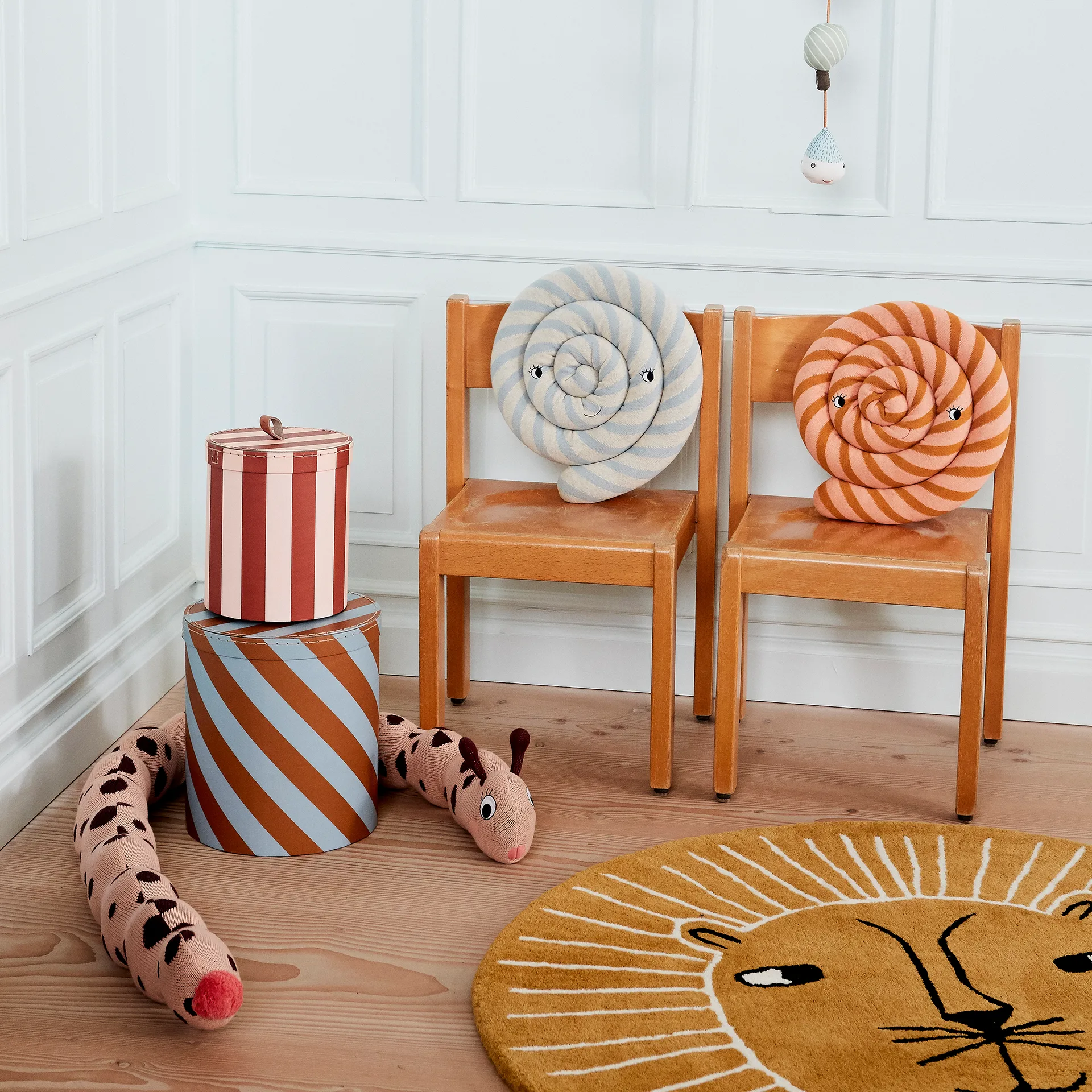 OYOY Mini animal rug, Lion OYOY