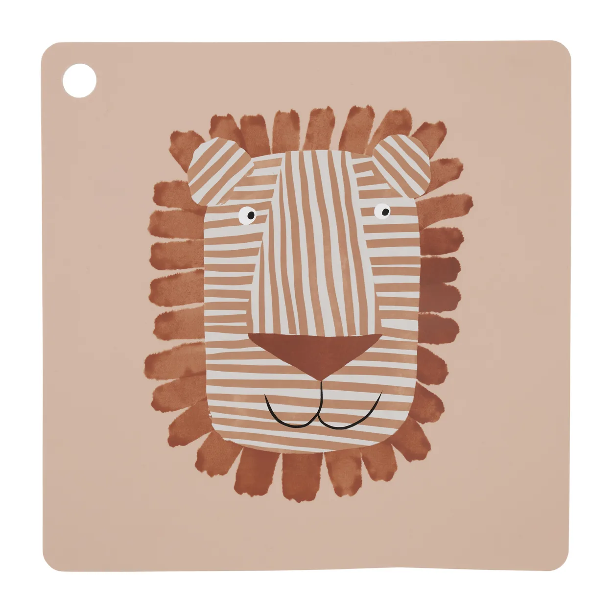 OYOY mini placemat Lobo Lion | Scandinavian Design | Placemats | Beige