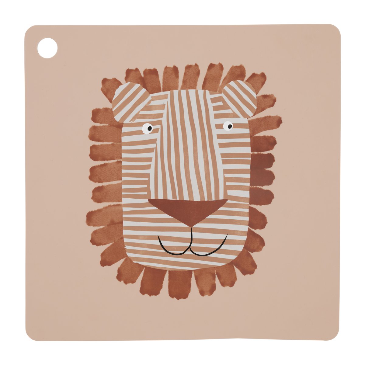 OYOY mini placemat Lobo Lion | Scandinavian Design | Placemats | Beige