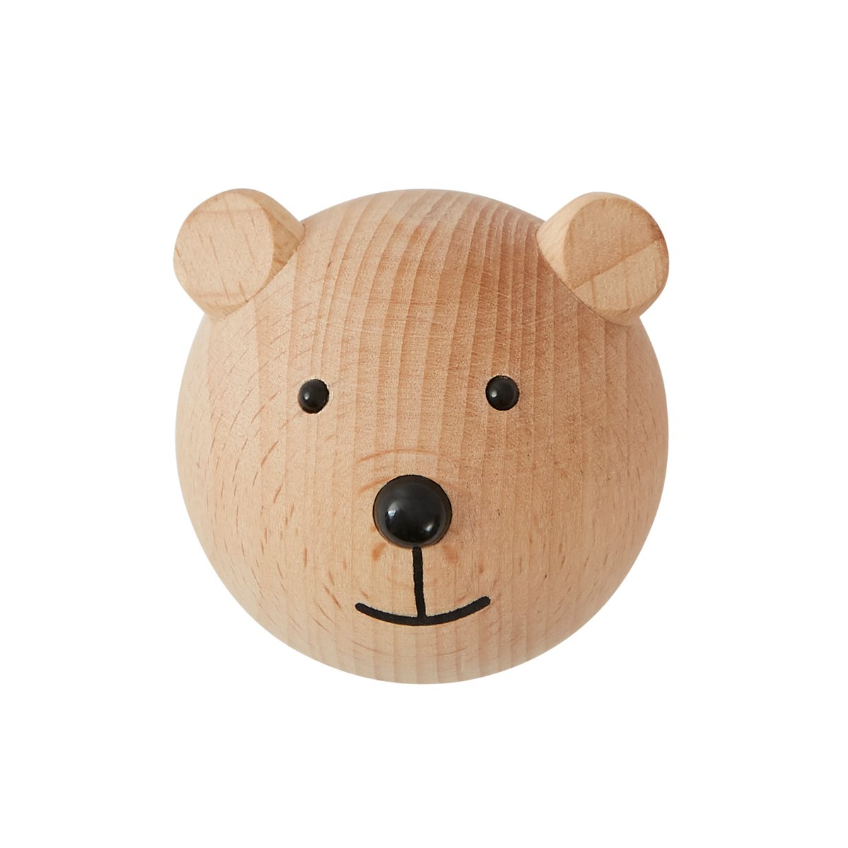 OYOY Mini wall hook Björn | Scandinavian Design | Children's room accessories | Brown