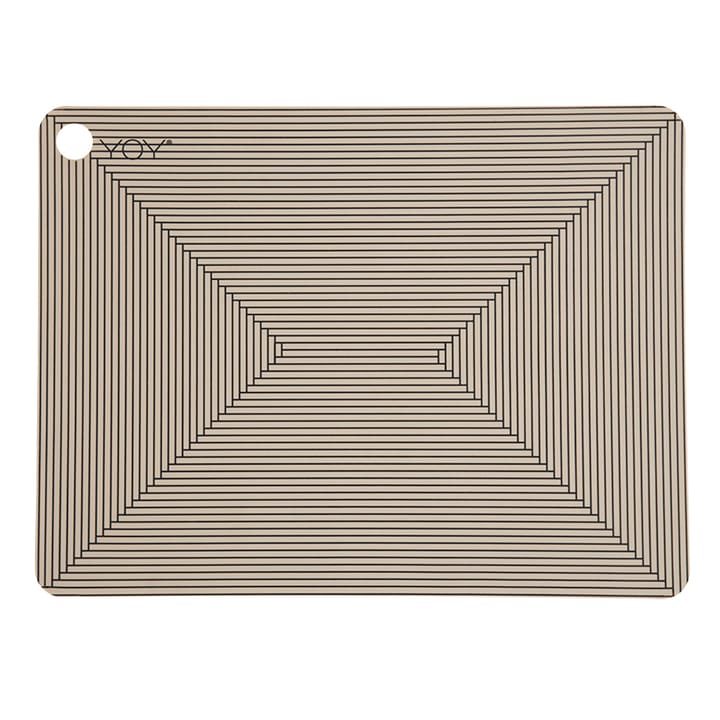 OYOY placemats with print 2-pack, Clay OYOY