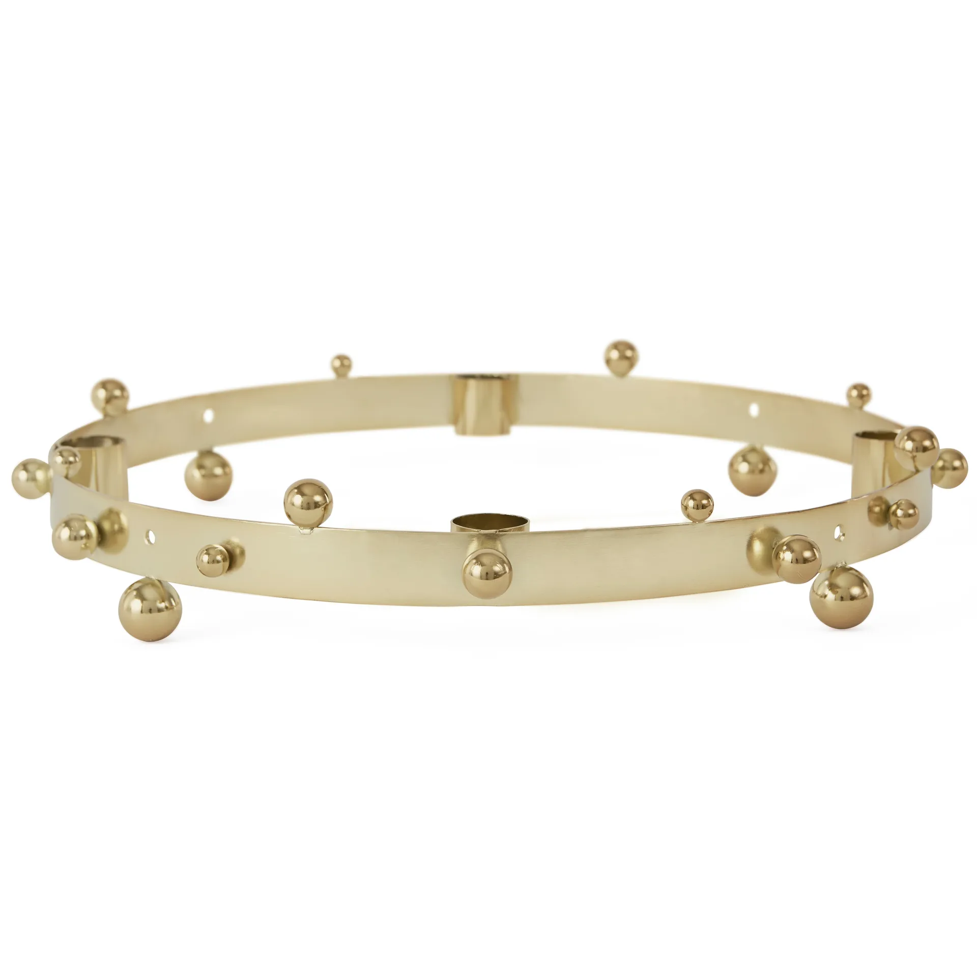 Pearl advent candle, brass OYOY