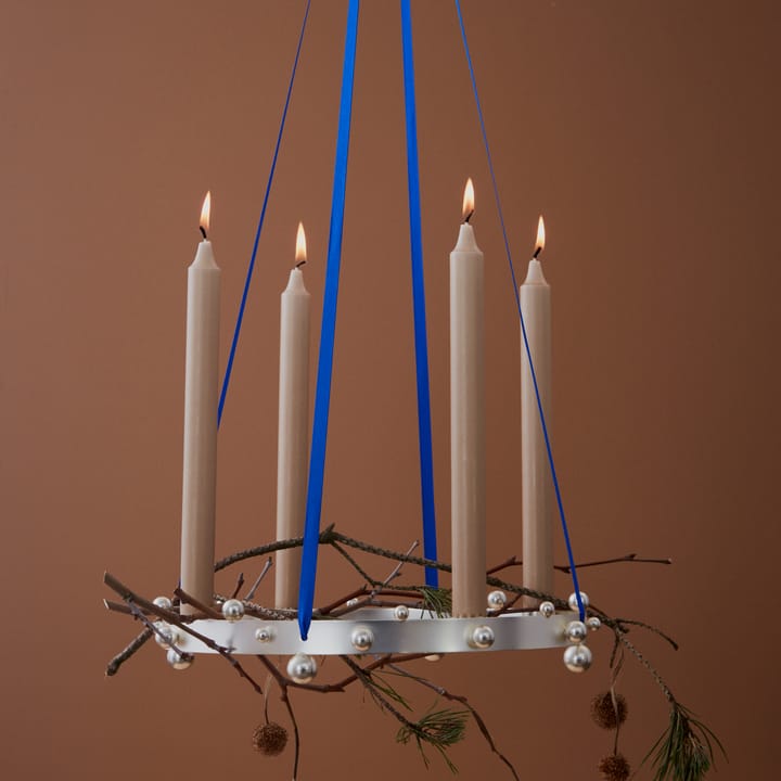 Pearl advent candle - silver - OYOY